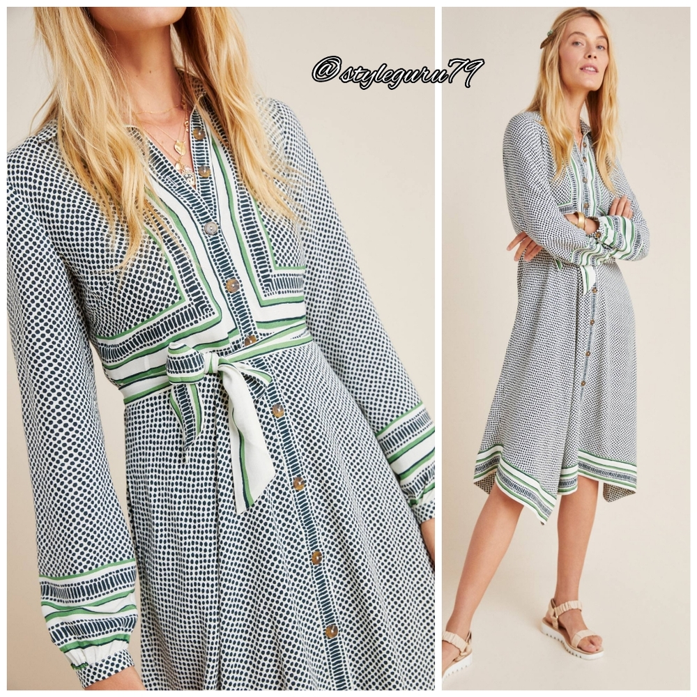 NWT, Anthropologie, Constantine Midi Dress - Picture 2 of 5